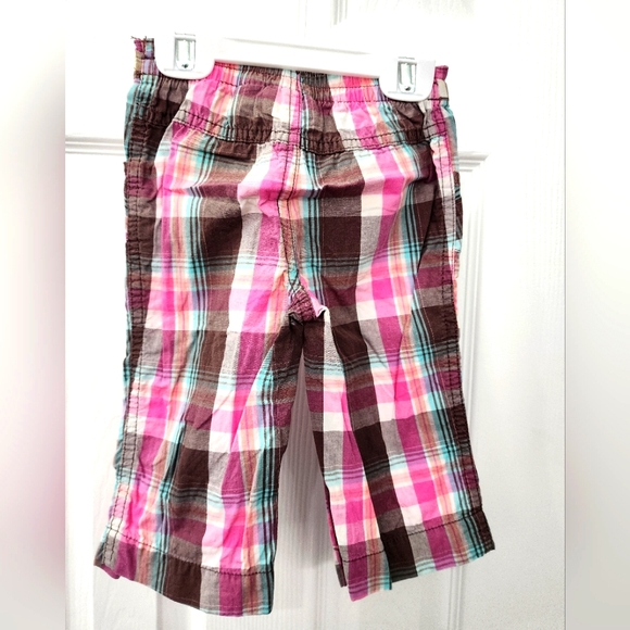 Children's Flip Flop Print Top and Plaid Pants Set size: 3T - Picture 5 of 9